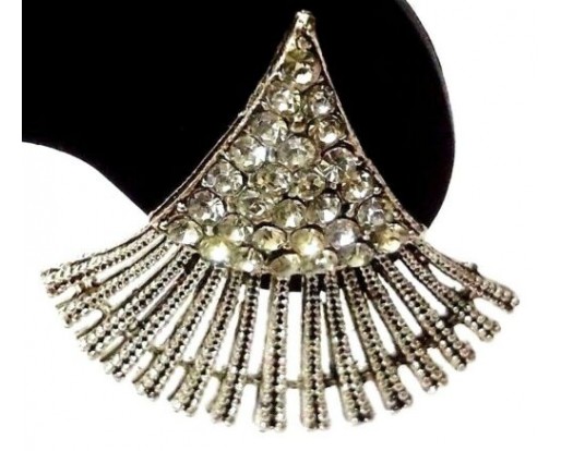 Silver Oxidized Earrings Jhumka Jhumki Jewelry Bollywood Drop Dangle Stud EA213